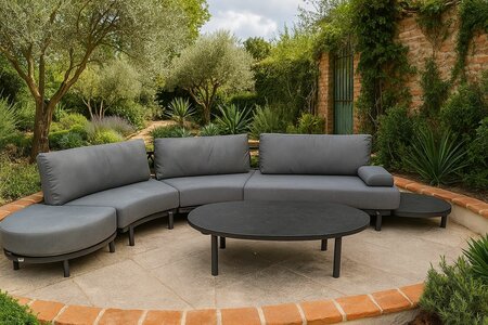 Loungebank Ellisse (Antraciet) - afbeelding 2