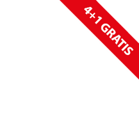 Banner - korting - 4+1 gratis