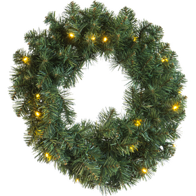 Ø50CM SILBEKKEN KRANS LED