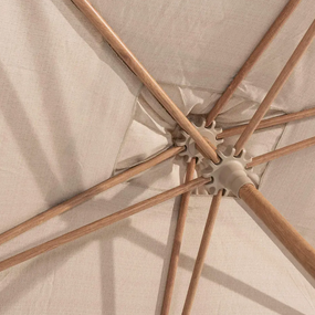 Azzurro 200 x 300 cm. zand met houtlook frame - afbeelding 2