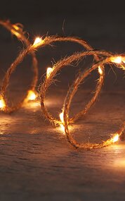 Verlicht jute LED 1m Classic