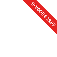 Banner - korting - rood - 10 Voor € 29,95