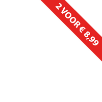 Banner - korting - rood - 2 voor 8,99