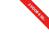 Banner - korting - rood - 2 Voor € 50