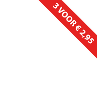 Banner - korting - Rood - 3 voor 2,95