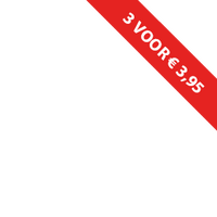 Banner - korting - rood - 3 Voor € 3,95