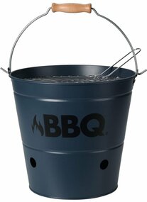 BBQ EMMER DIA 26CM MAT BLAUW