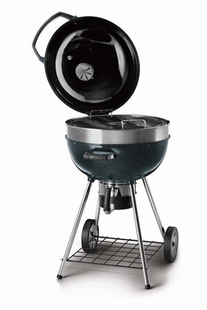 Bbq pro houtskoolkettle Metallic d57cm - afbeelding 1