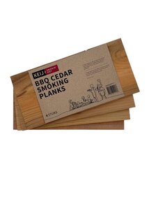BBQ Rookhout planken - red ceder - 4 stuks