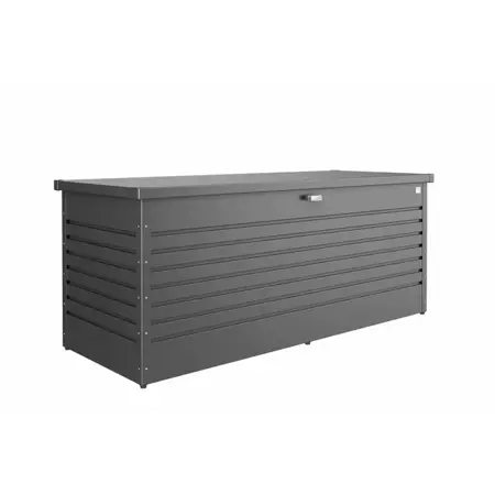 Biohort kussenbox 200cm donkergrijs metallic