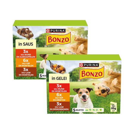 Bonzo pouch hond