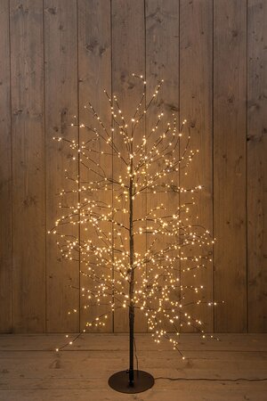 Boom LED met Flash effect Classic warm H150 cm zwart - afbeelding 2