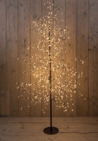 Boom LED met Flash effect Classic warm H180 cm zwart - afbeelding 2