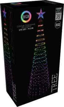 Boom 210cm 370 LED RGB zwart Fram - afbeelding 2