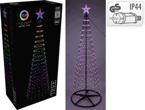 Boom 300cm 570 LED RGB zwart fram - afbeelding 3