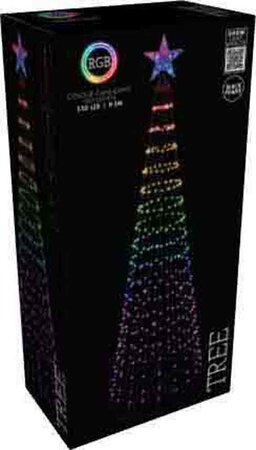 Boom 300cm 570 LED RGB zwart fram - afbeelding 2