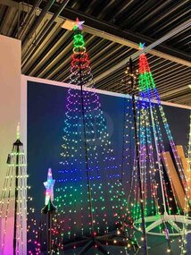 Boom 300cm 570 LED RGB zwart fram - afbeelding 3