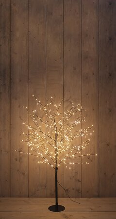 Boom LED met Flash effect Classic warm H120 cm zwart - afbeelding 2