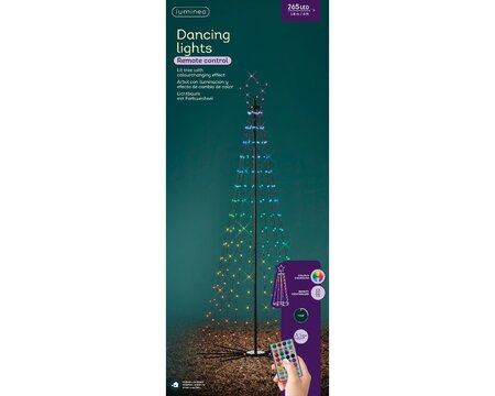 Boom ijzer H180cm colour changing effects LED - afbeelding 3