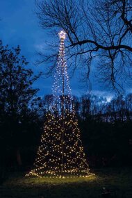 Boom met ster incl paal H5M LED