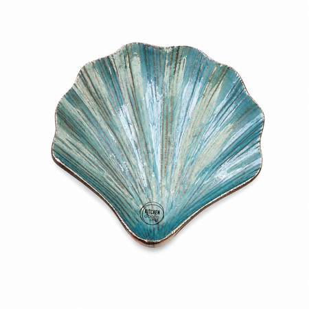 Bordje aluminium schelp