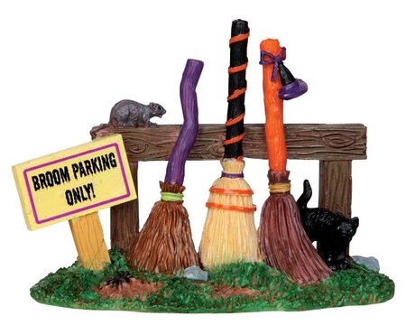 Broom parking rack