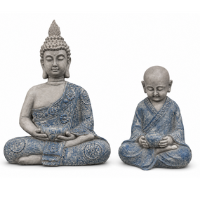Buddha beelden vanaf,