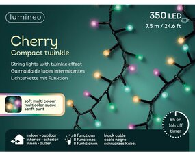 Cherry lights 8 functie twinkel effect soft multi LED - afbeelding 3
