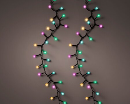 Cherry lights 8 functie twinkel effect soft multi LED - afbeelding 2