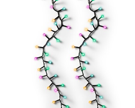 Cherry lights 8 functie twinkel effect soft multi LED - afbeelding 3