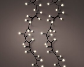 Cherry lights 8 functie twinkel effect warm wit LED - afbeelding 3