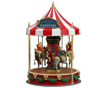 CHRISTMAS CHEER CAROUSEL, B/O (4.5V)