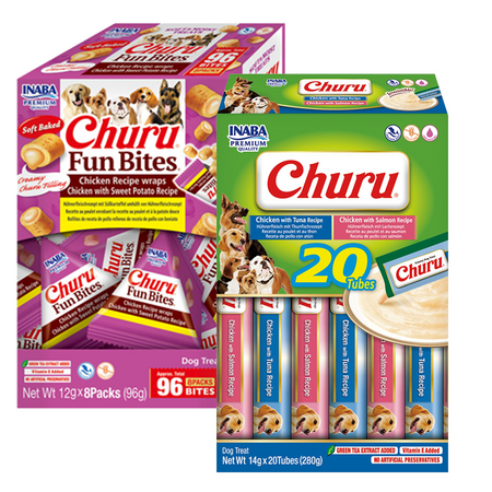 Churu hond Multipack en Fun Bites, vanaf