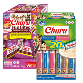 Churu hond Multipack en Fun Bites, vanaf