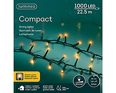 Compact LED lights Klassiek warm (22,5m) - afbeelding 1
