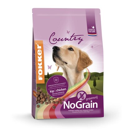 Country no grain droog kip 2.5kg