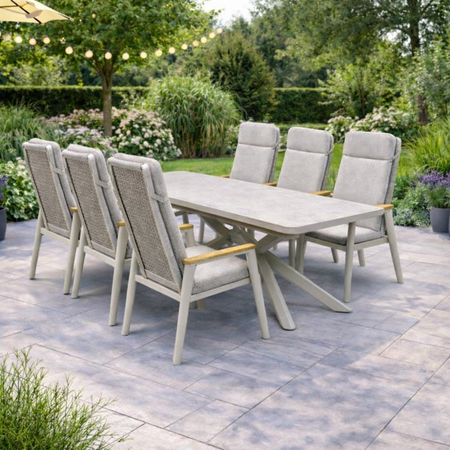 Diningset London Skye Cream