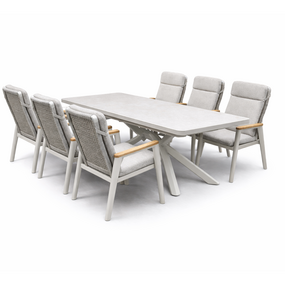 Diningset London Sky Cream