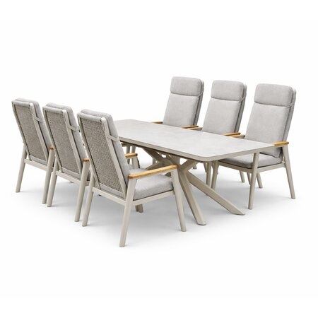 Diningset London Skye Cream