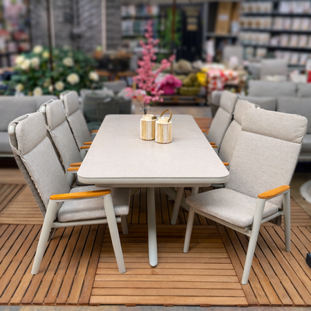 Diningset London Skye (cream) - afbeelding 3