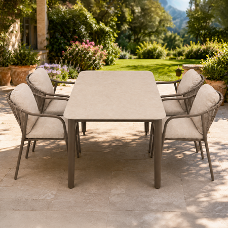 Diningset Porto Vino (dark taupe) - afbeelding 1