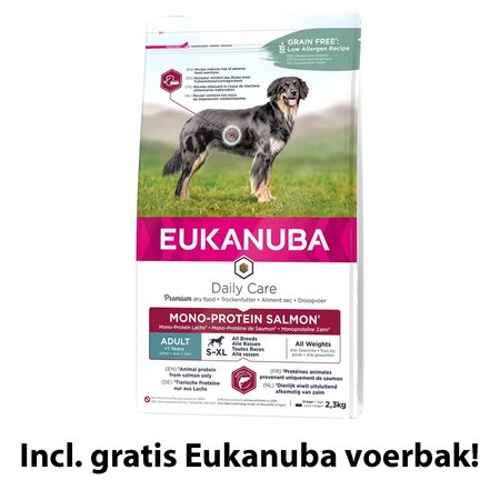 Eukanuba 2,3kg + 3kg, alle soorten, vanaf