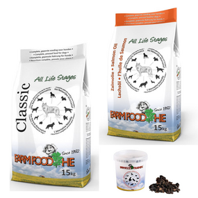 Farm Food Classic of Zalmolie 15 kg vanaf,