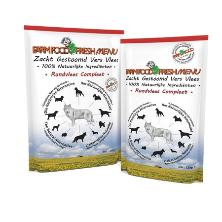 Farm Food Fresh Menu 125 en 300 gr., vanaf