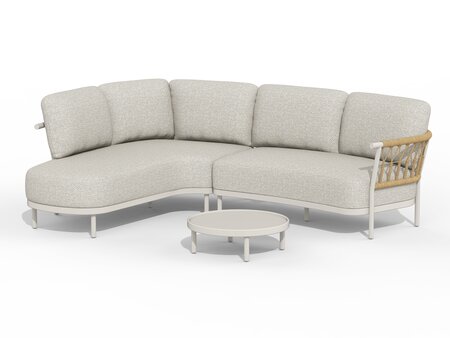 Fresca Lounge Set Creme White (left)