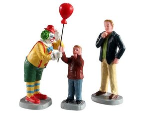 FRIENDLY CLOWN, SET OF 3
