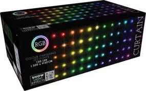 Gordijn verlichting  120 LED RGB - afbeelding 2