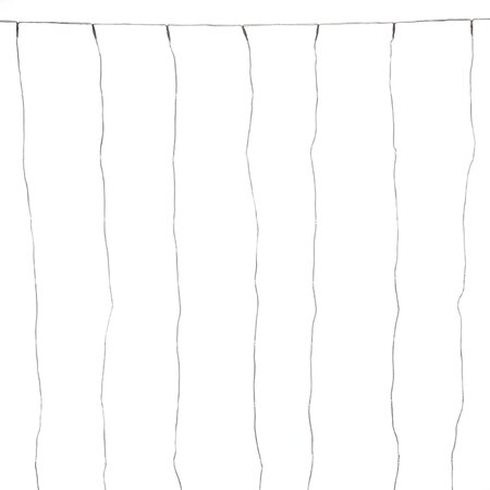 Gordijnverlichting draad transparant 100x200cm LED Classic warm - afbeelding 1