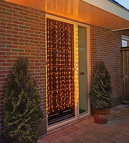 Gordijnverlichting draad transparant 100x200cm LED Classic warm - afbeelding 4
