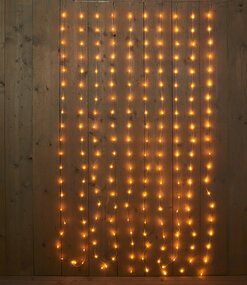 Gordijnverlichting draad transparant 100x200cm LED Classic warm - afbeelding 3